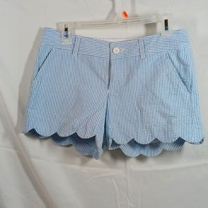 Lilly Pulitzer scallop hem shorts